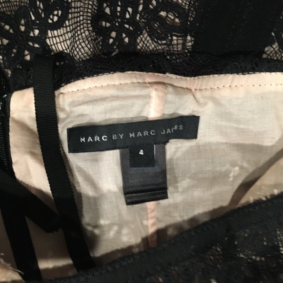 Marc by Marc Jacobs Black and Cream Lace Dress, 4 - Picture 3 of 3